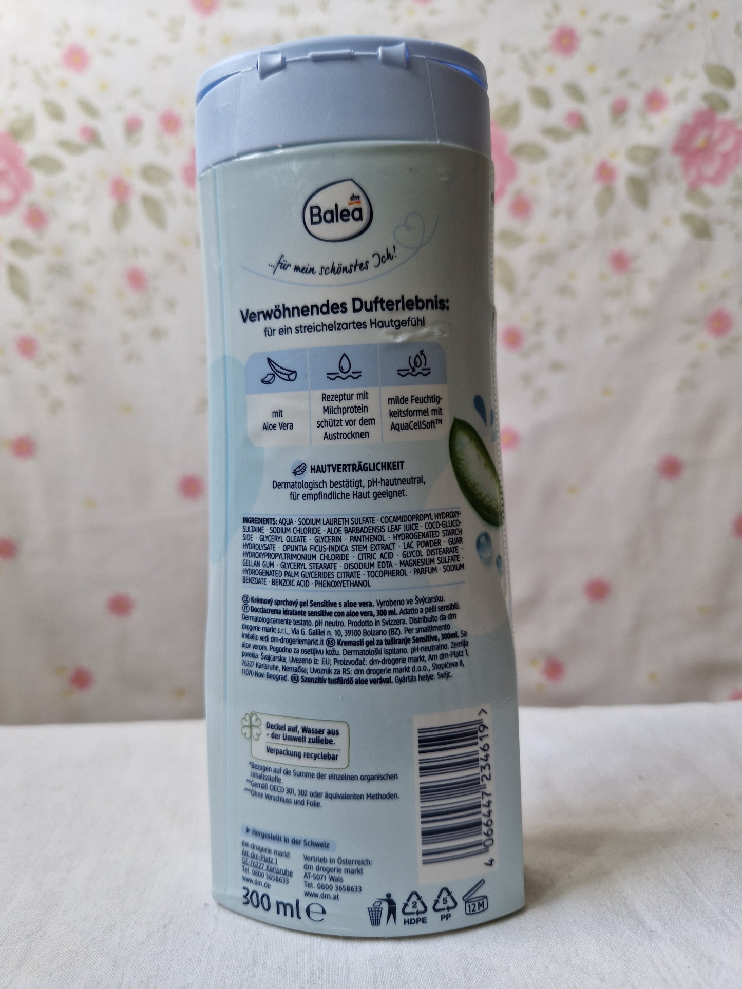 BALEA gel douche sensitive a base d'aloe vera 300ml
