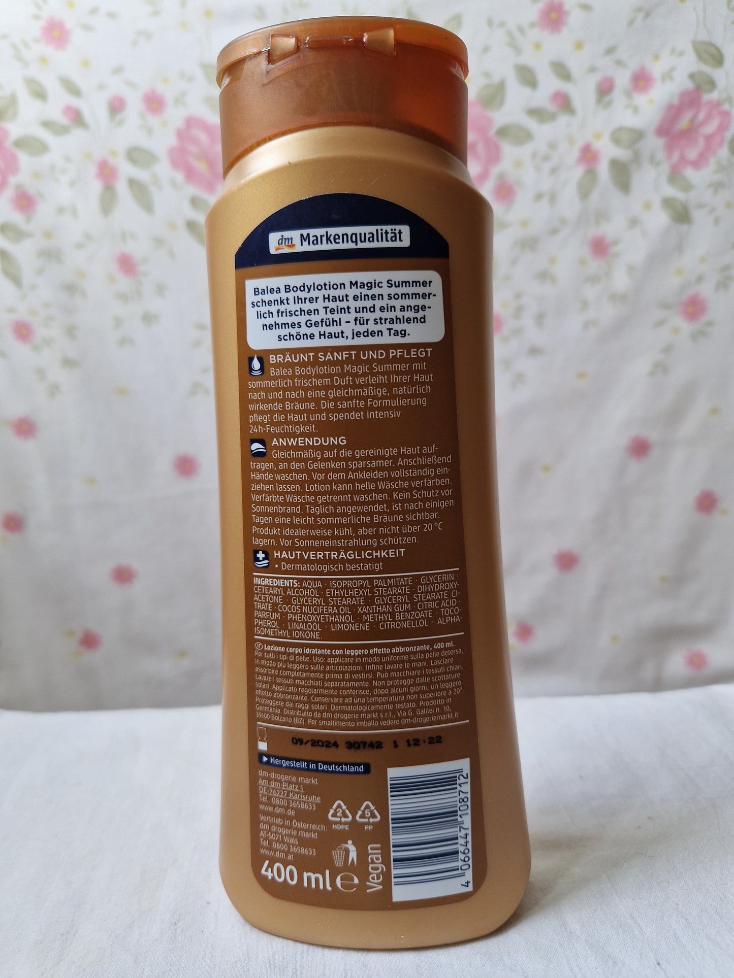 BALEA lait corporel soleil magic 400ml