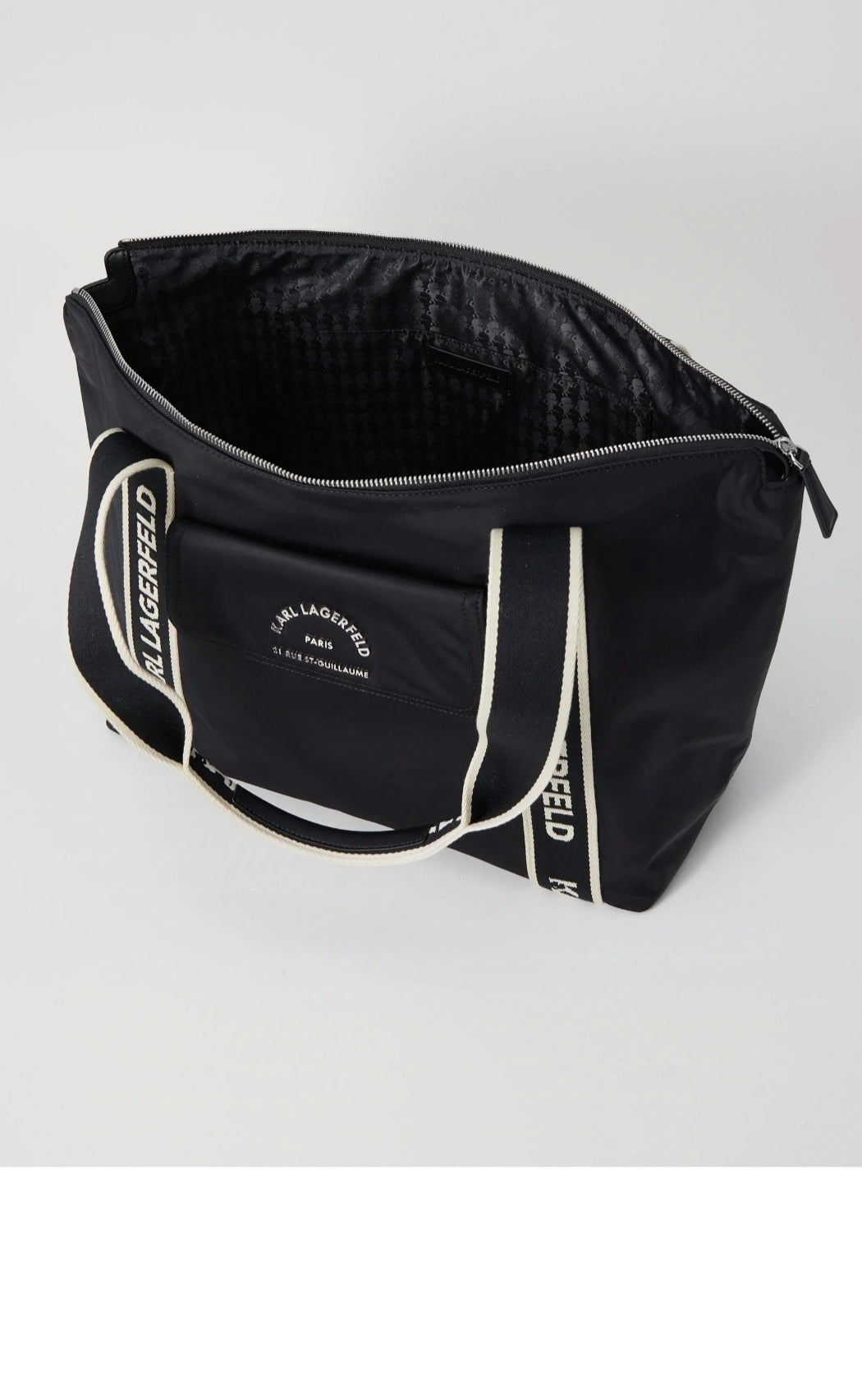 Karl Lagerfeld sac large TOTE cabas noir 45cm