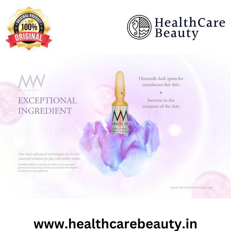 Miracle White injection blanchissant tâches, vergetures, boutons, hyperpigmentation