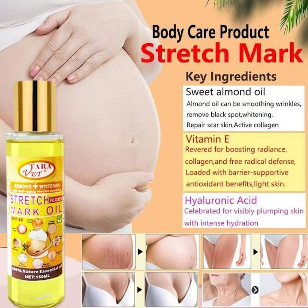 Tara vet traitement efficace contre les vergetures huile 150ml