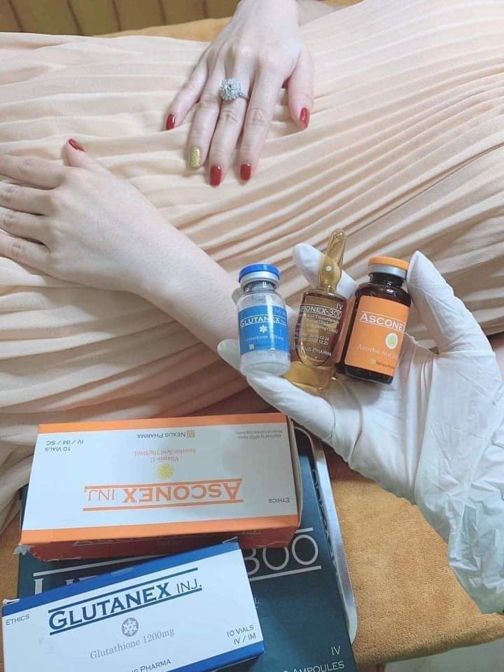 GLUTANEX INJECTION BLANCHISSANT PERMANENT GLUTATHIONE ,VITAMINE C, THIOTIC 30 AMPOULES 2 mois
