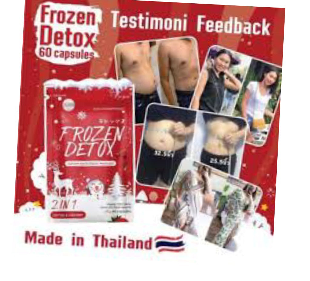 Frozen détox collagèn amincissant perte des poids élimine les graisses 60 capsules