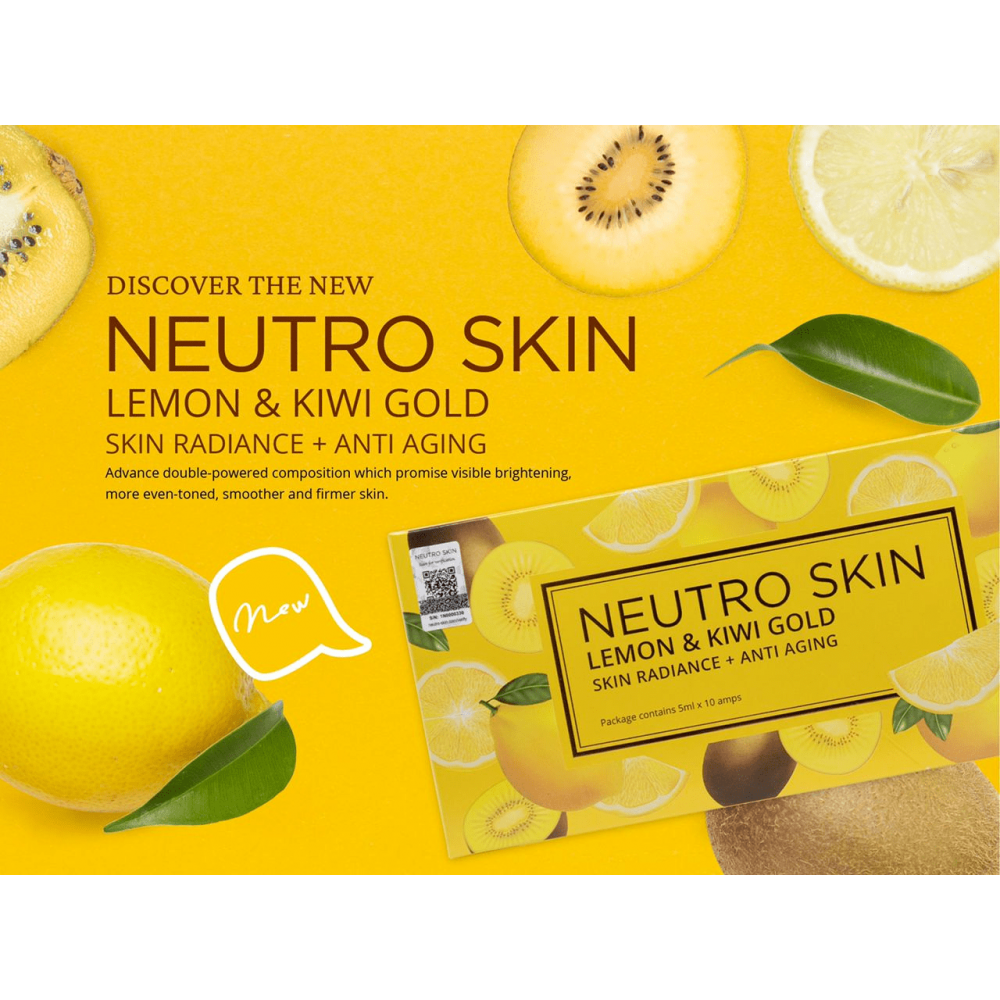 NEUTRO LEMON, KIWI COLLAGENE, CONTRE LES IMPERFECTION 10 AMPOULES
