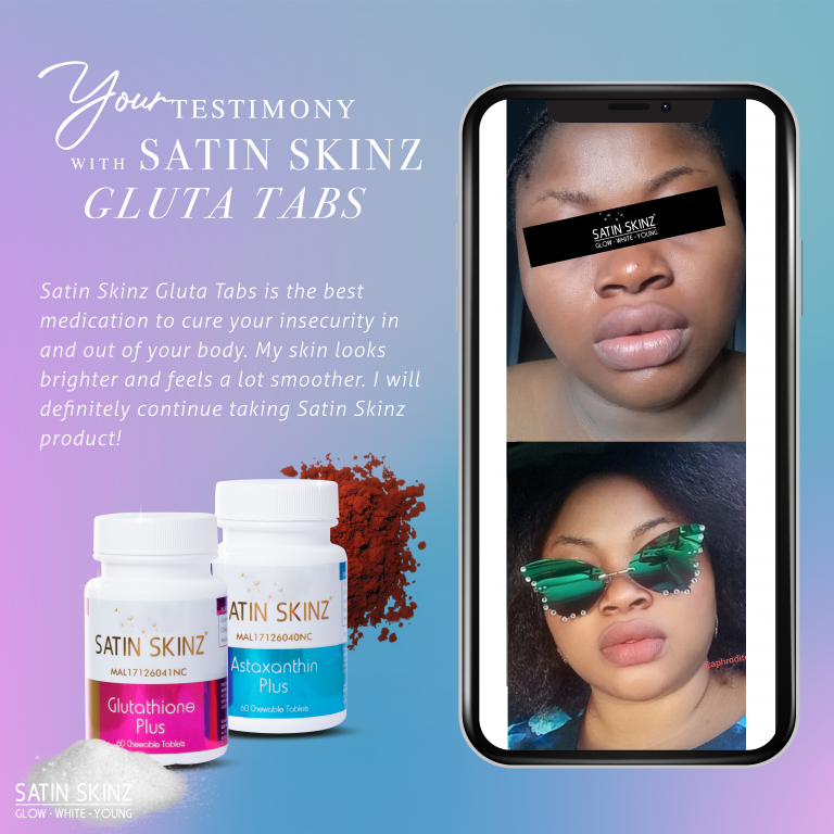 Satin skinz glutathione blanchissant 120 comprimés