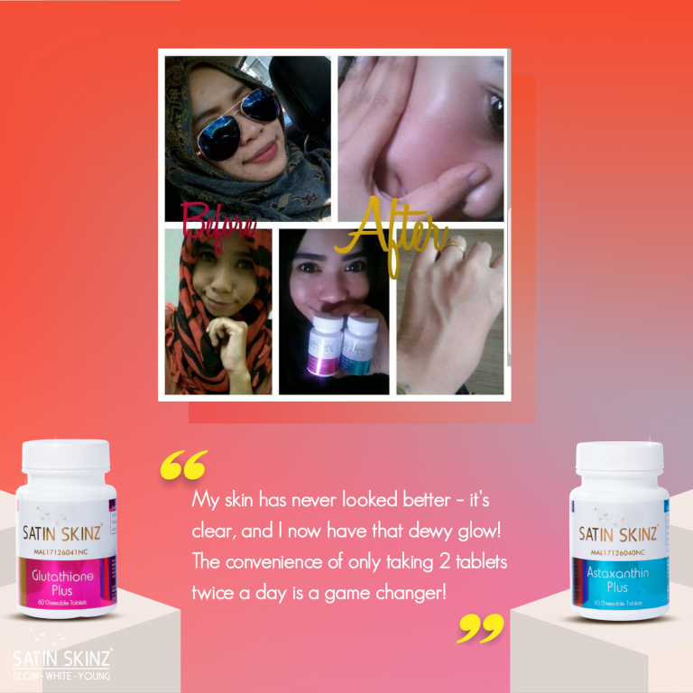 Satin skinz glutathione blanchissant 120 comprimés