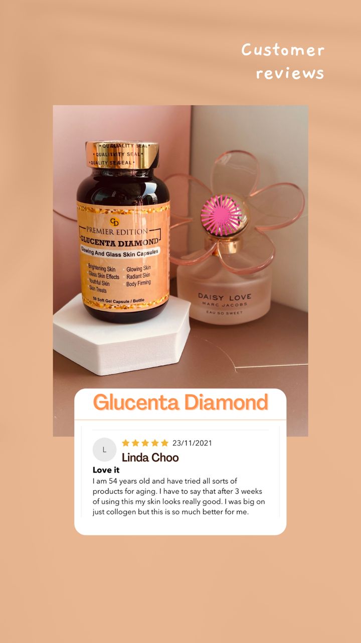 Glucenta Diamond Glutathione 60 gélules Blanchissant Anti imperfections