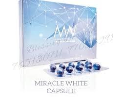 Miracle White gélules blanchissant, glutathione, kojic, Vitamine C...