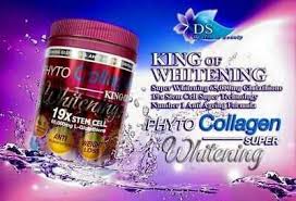 Phyto collagène whitening glutathione poudre blanchissante