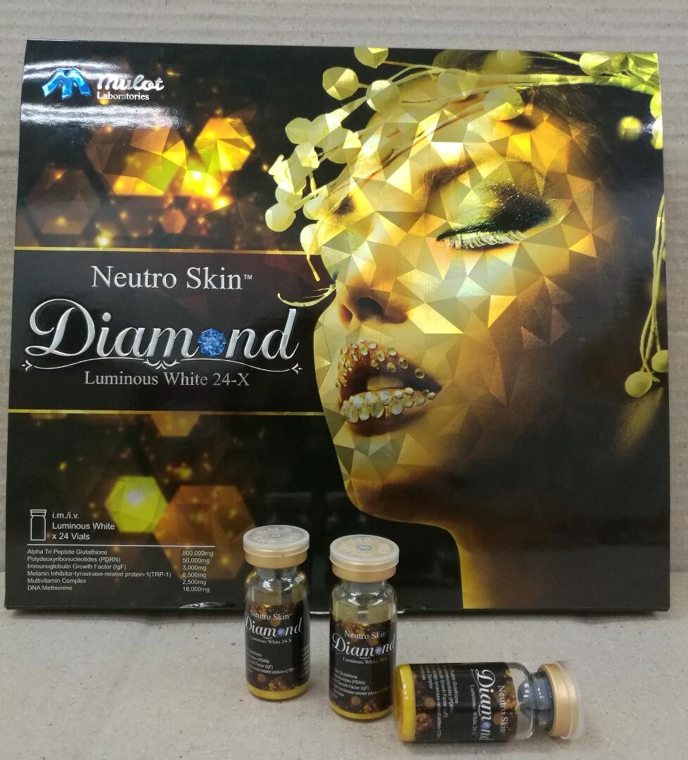 Neutro skin diamond injection blanchissant uniformise le teint.