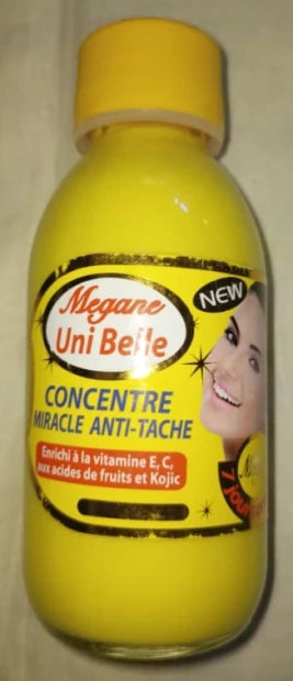 Concentré anti tâches super éclaircissant à base de vitamine C, E, acide des fruits et kojic