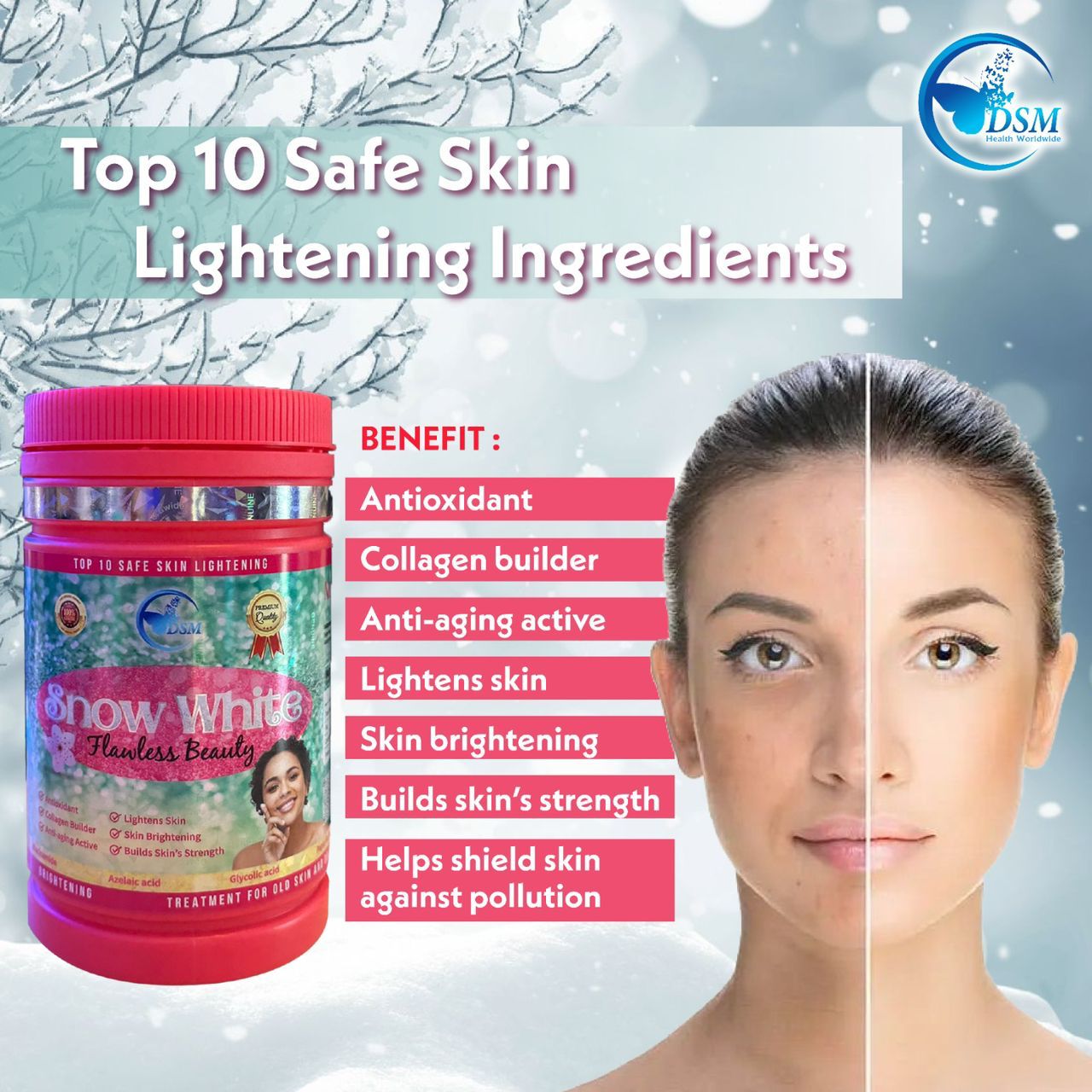 SNOW WHITE BRIGHTENING TREATMENT GLOWING RADIANT