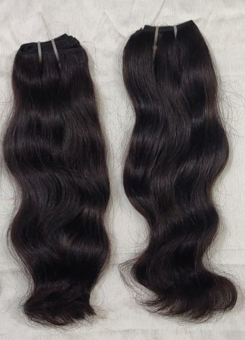 💗💗Humain RAW hair cheveux indiens top qualité soyeux 2 bundles 16 pouces ( 200g).❤️🩷🧡