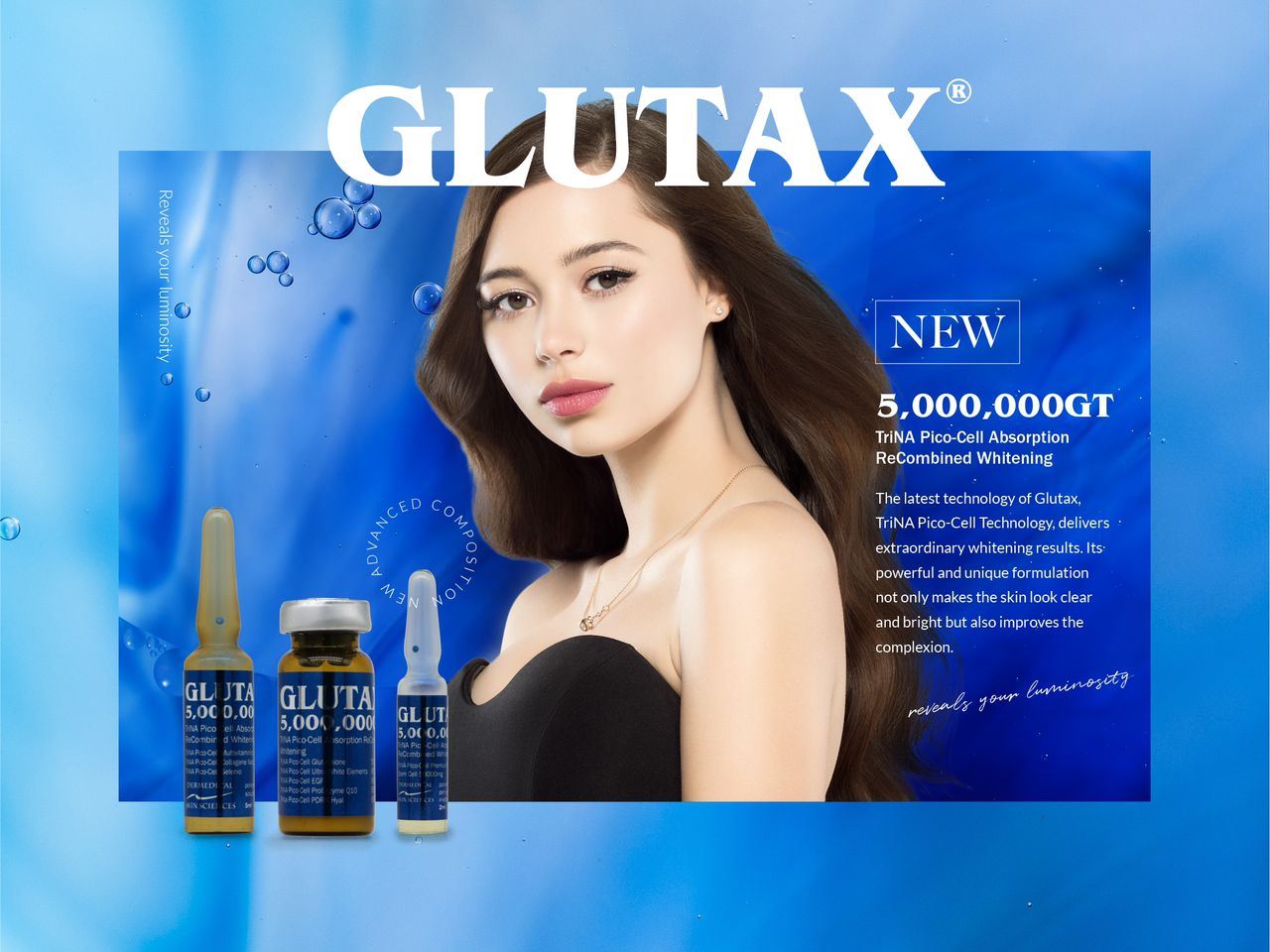 💞 Glutax 5000.000GT INJECTIONS BLANCHISSANT IMPERFECTIONS DE LA PEAU (boîte 1 MOIS ET DEMI )💞