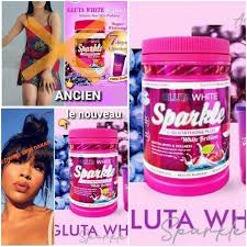 Lot gluta White sparkle glutathione blanchissant ( 3 boîtes) 2 mois et demi