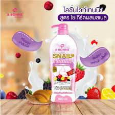 LAIT ACLAIRCISSANT ABONNÉ SNAIL YOGURT SANS HYDROQUINONE 400ml