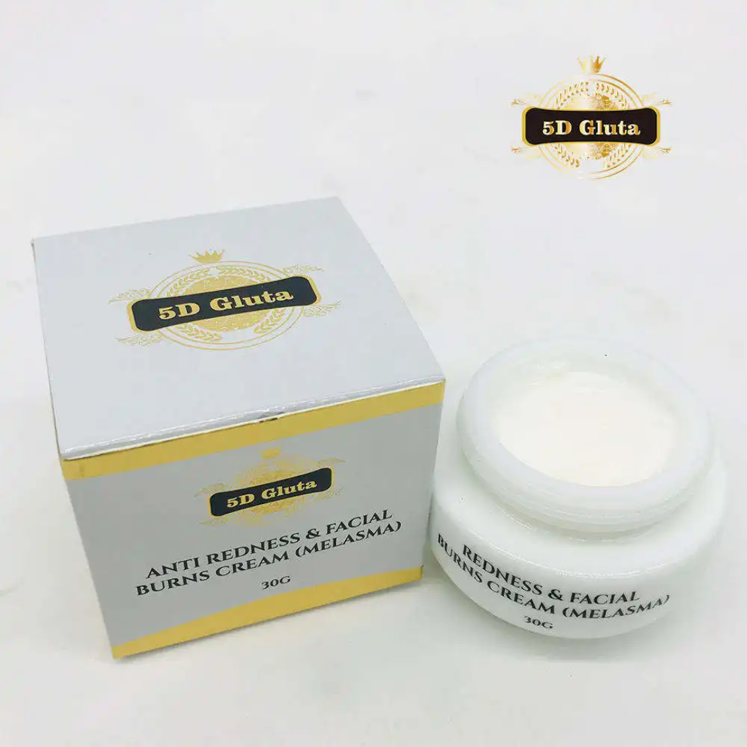 CRÈME ECLAIRCISSANTE VISAGE 5D GLUTA, HYPERPIGMENTATION, TÂCHES  30g