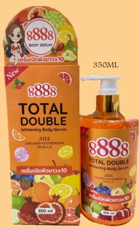 888 total double white sérum concentré super anti tâches sombres,  vergetures,  entrejambe 350ml