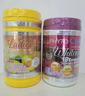 Phyto collagène, ladies shine glutathione advanced 2 boîtes