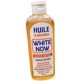 WHITE NOW HUILE SUPER ECLAIRCISSANT UNIFIANT ET CLARIFIANT TRIPLE ACTION anti tâches 125ml