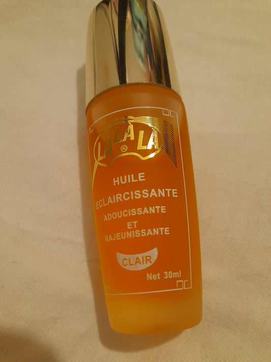 30ml Huile Eclaircissant lalala  Petite Bouteille , a base de vitamine E