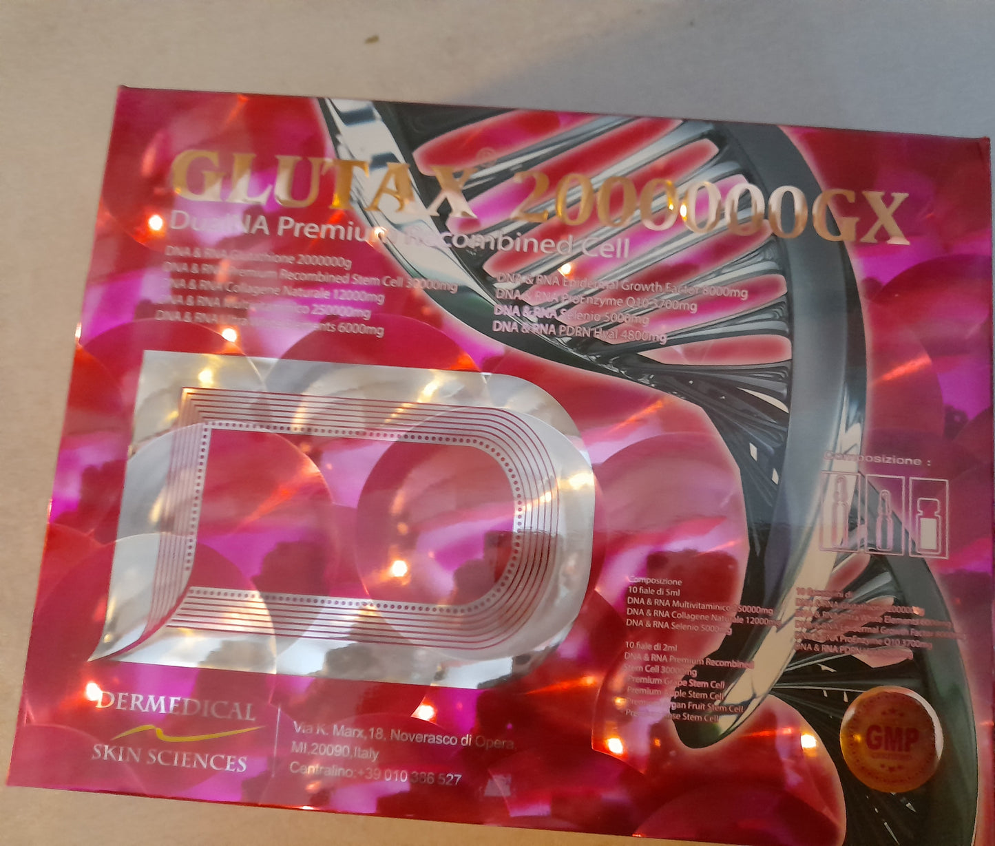 Glutax 2000000gx glutathione injections blanchissant 2 mois...