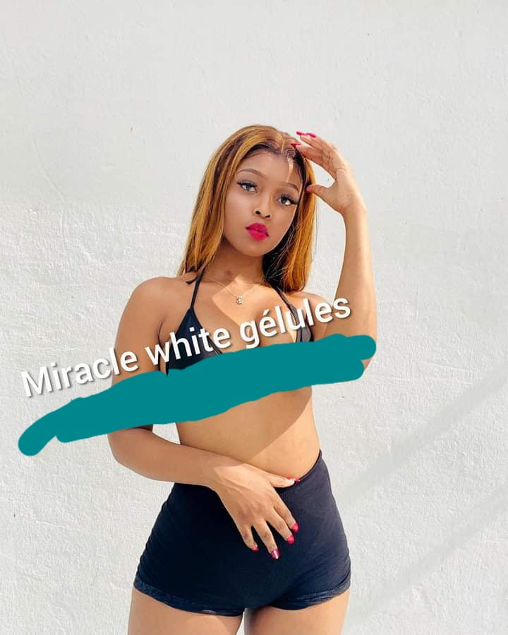 Miracle White gélules blanchissant, glutathione,  kojic, Vitamine C...