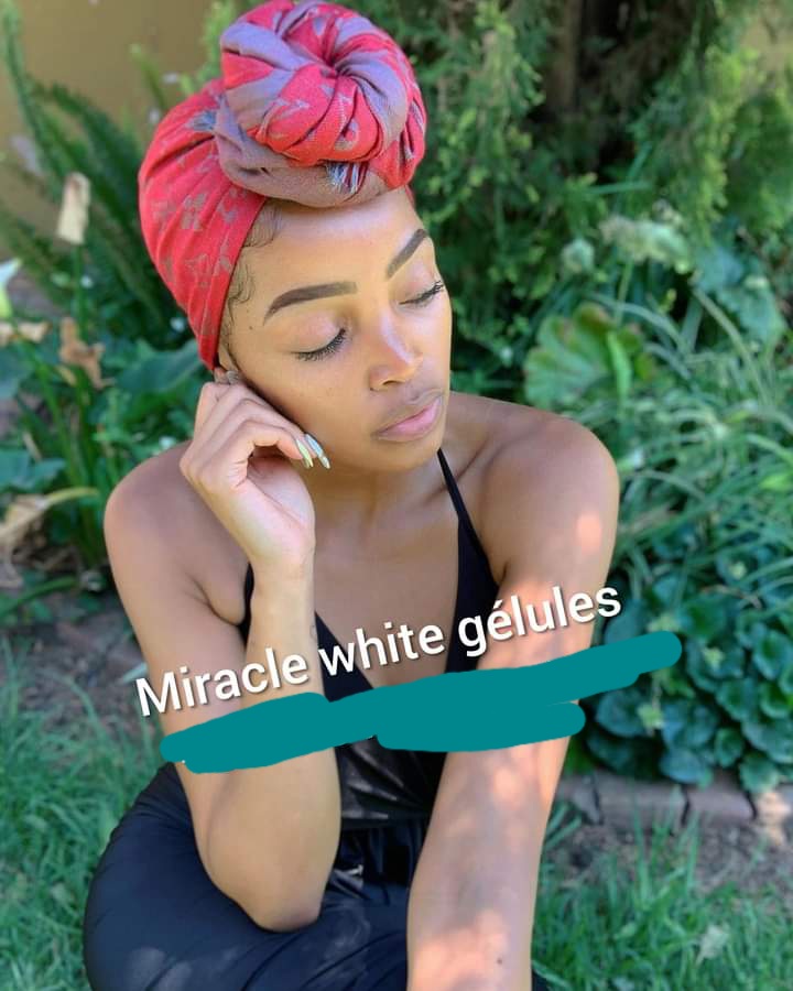 Miracle White gélules blanchissant, glutathione,  kojic, Vitamine C...