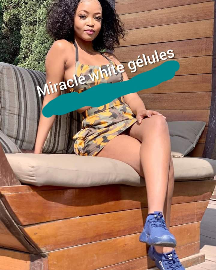 Miracle White gélules blanchissant, glutathione,  kojic, Vitamine C...