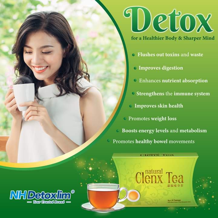 CLENX TEA NATURAL THE DETOX ET AMINCISSANT PURIFIANT 50 SACHETS