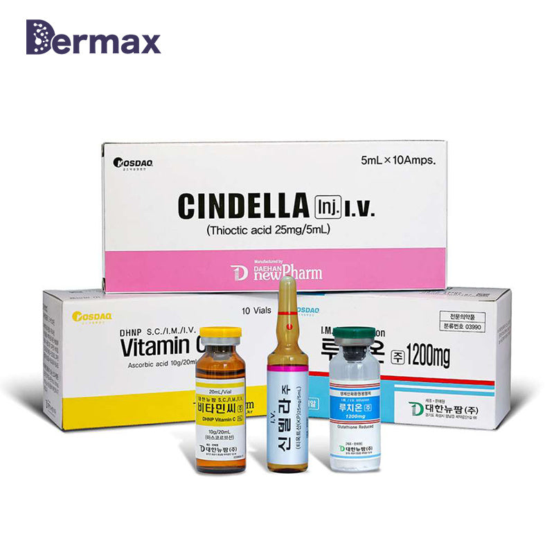 CINDELLA GLUTATHIONE INJECTIONS BLANCHISSANT  30 VIALS ( 2 MOIS)