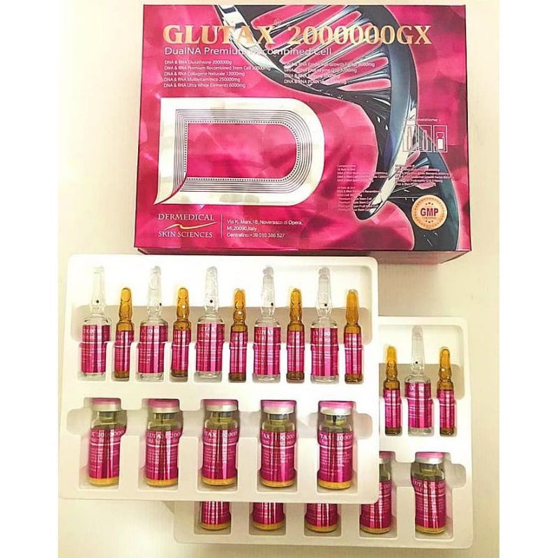 Glutax 2000000gx glutathione injections blanchissant 2 mois...