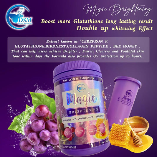 PHYTO MAGIC BRIGTHNING L GLUTATHIONE  ,  RAISIN,  COLLAGÈNE PEPTIDES GLOWING