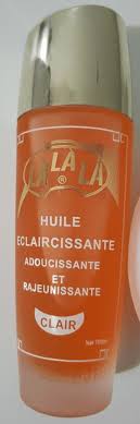 Lalala huile éclaircissant à base de vitamine E rajeunissant , 100ml