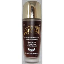 Lalala lotion gommante  super éclaircissant 100ml