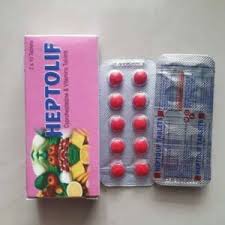 2 boîtes HEPTOLIF CYPROHEPTADINE , 10 VITAMINES STIMULANT L' APPETIT