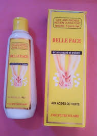 Belle face lait eclaircissant unifiant aux acides des fruits