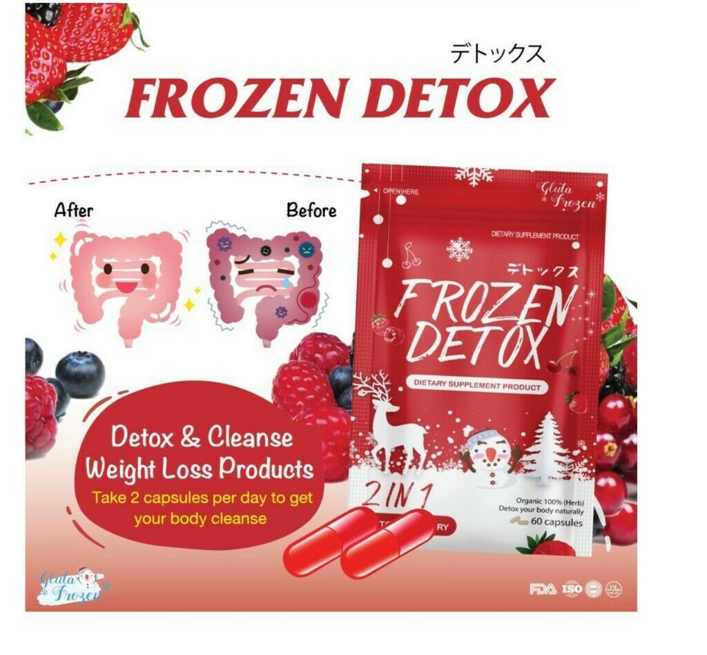 Frozen collagène détox amincissant detoxifiant perd de poids 60 capsules