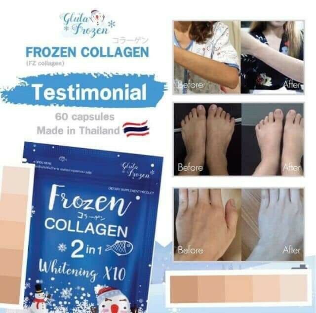 Frozen collagène glutathione blanchissante, vitamine c ascobic